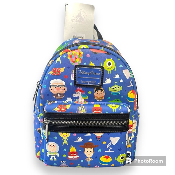 Loungefly Disneyland Park Pixar Chibi Mini Backpack - Picture 1 of 10